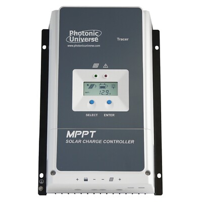 60A MPPT Solarladeregler mit LCD Bildschirm 12V 24V 36V 48V bis 150V Solar