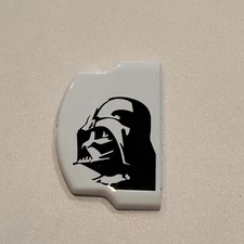 White Star Wars Sony PSP 2000 Battery Cover - Darth Vader