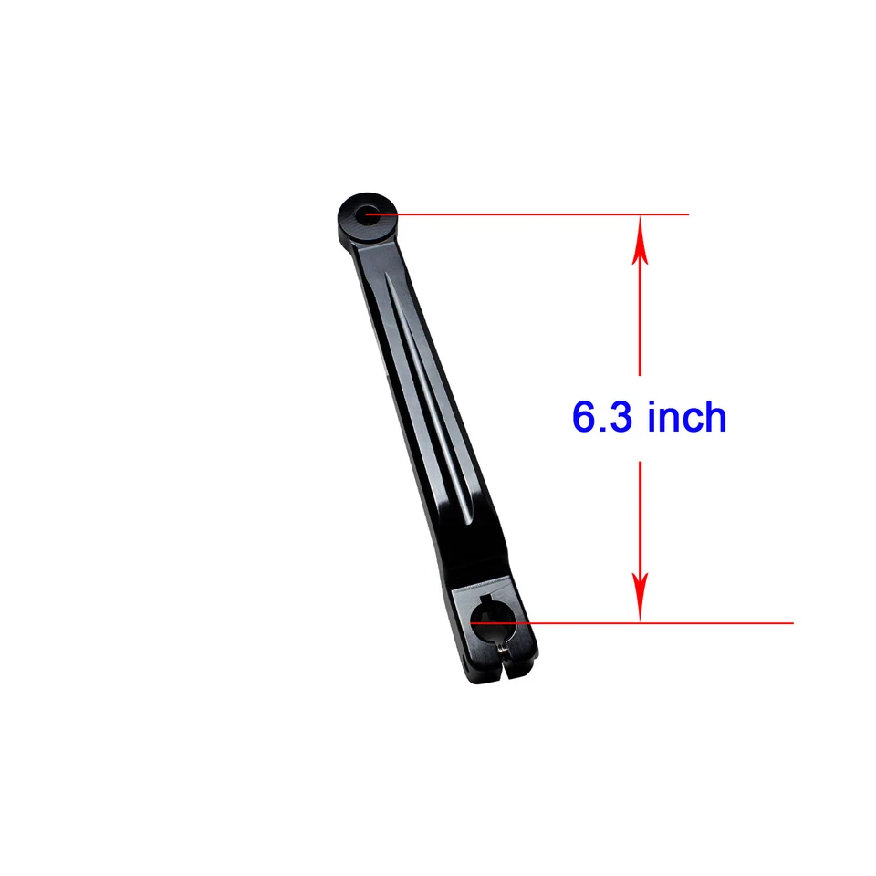 Palanca de cambios negra para Harley 86-más tarde Softail Fat Boy FLSS Foto 4 de 4