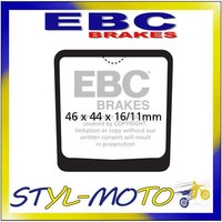 FA048 Organische Aramid BeläGe Vorn Links EBC Kawasaki Z 400 LTD 1977