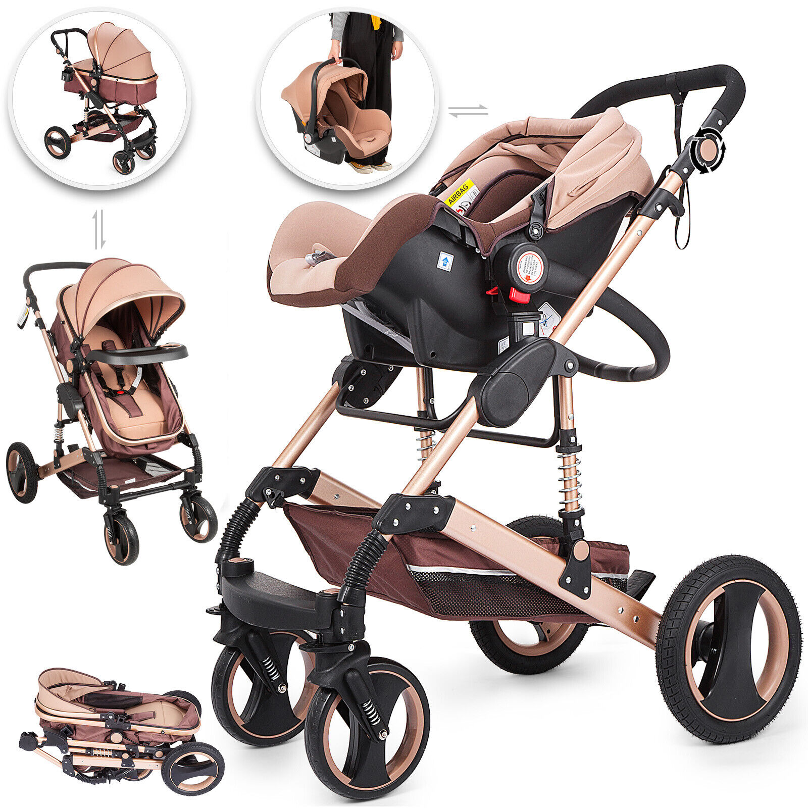 peg perego stroller 3 in 1