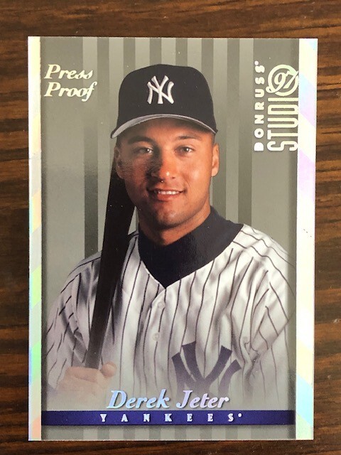 1997 DONRUSS STUDIO DEREK JETER SILVER PRESS PROOF #91