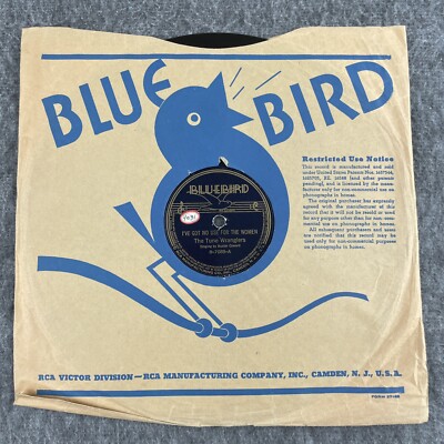 TUNE WRANGLERS I've Got No Use For The Women 78 Bluebird B-7089 PREWAR COUNTRY