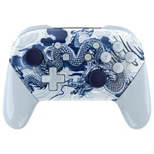 The Porcelain Dragon Housing Shell Buttons for Nintendo Switch Pro Controller