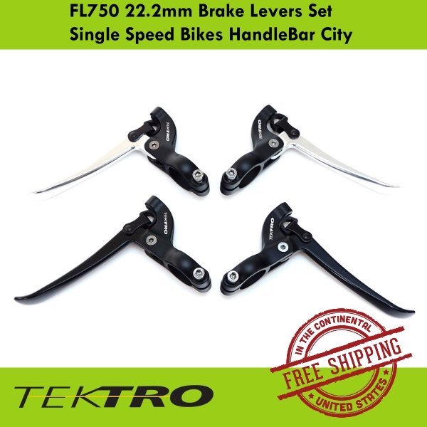 Tektro FL750 Brake Levers Set Single Speed Bikes HandleBar
