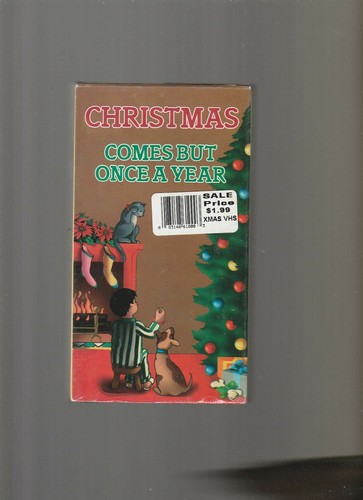 Christmas Comes But Once Per Year (VHS, 1995, Valencia Entertainment) SEALED - Picture 1 of 2