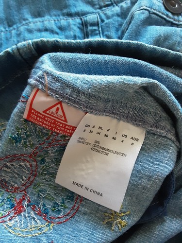 Joe Browns Dungaree Shorts - Pre-Owned - Size 8 - Picture 7 of 7