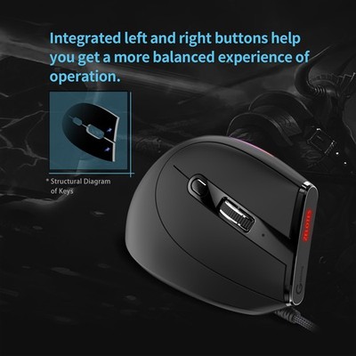 ZELOTES T-50 Wired Gaming Mouse RGB Optical Mouse For Office And Gaming Use