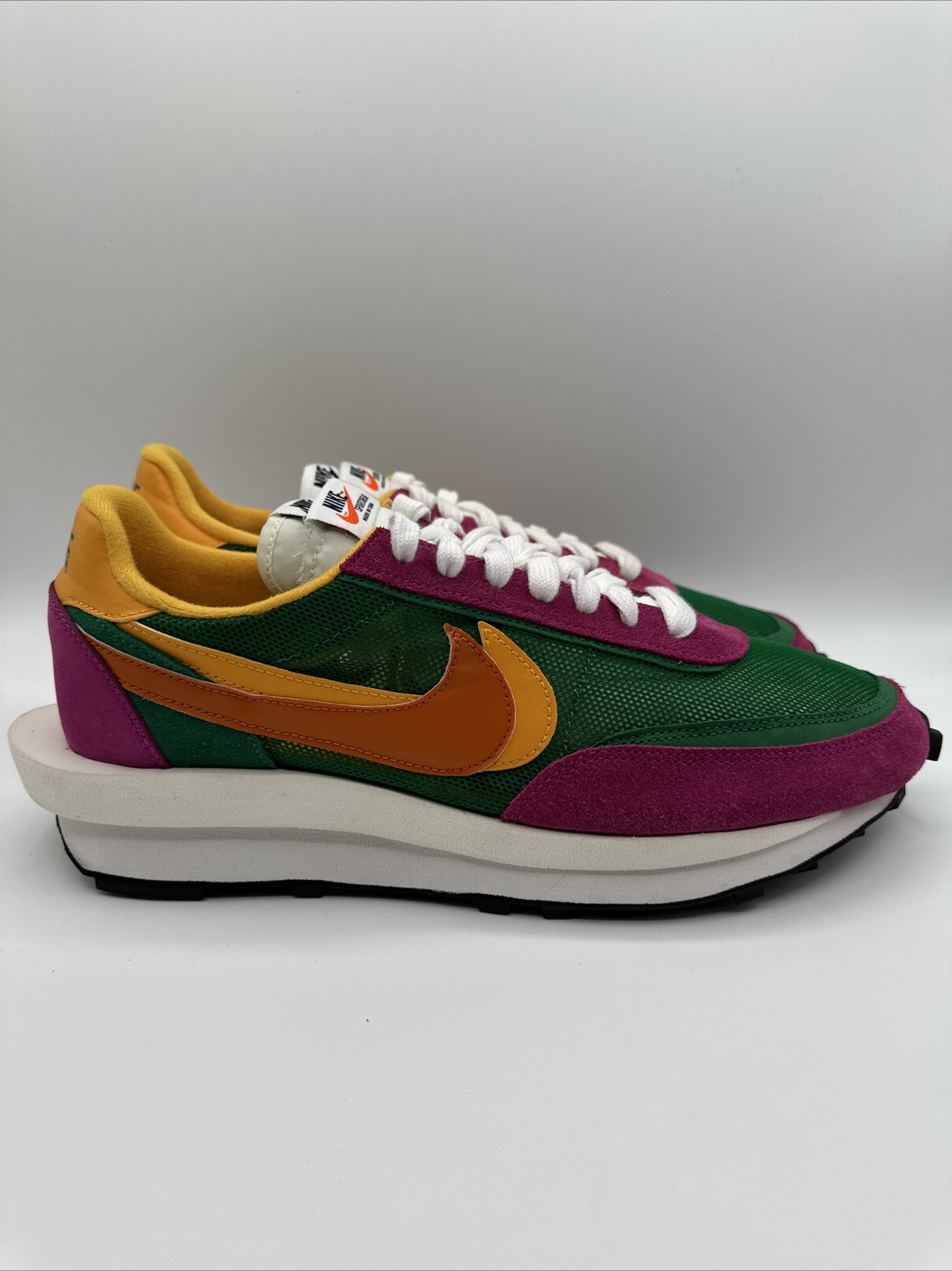 SACAI X NIKE Nike LD Waffle x Sacai verde pino 2019 BV0073 301 uomo US 12