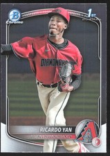 2025 Bowman #BCP-31 Ricardo Yan Chrome Prospects Purple Refractor #/250
