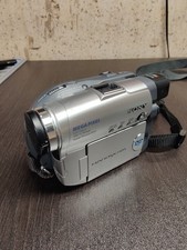 Sony DCR-DVD201 Silver Handycam DVD Camcorder Tested Works