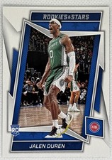 2023 Panini Rookies & Stars JALEN DUREN RC Detroit Pistons Rookie #613