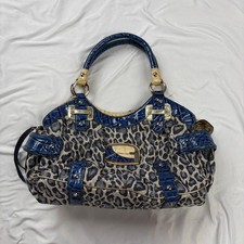 Rara borsa tote bag GUESS 00s Y2K stampa leopardata vintage