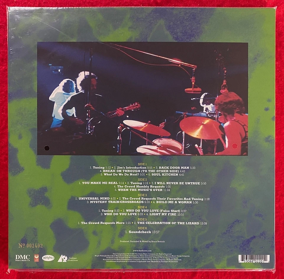 The Doors - Live At The Aquarius Theatre: Analogue Prod. Numbered 3X 180G LP Set - Image 2 of 2