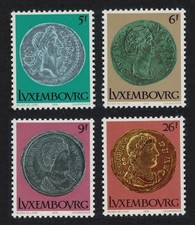 Roman Coins 4v Luxembourg 1979 MNH SG#1018-1021 MI#981-984