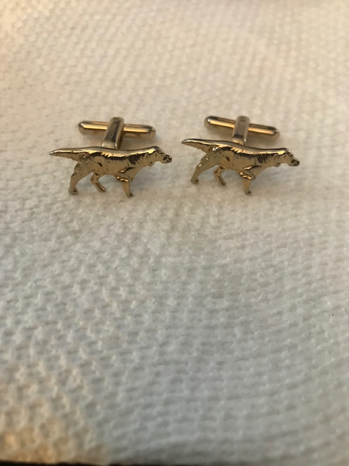Pointer Dog Hickock Cufflinks - image 1