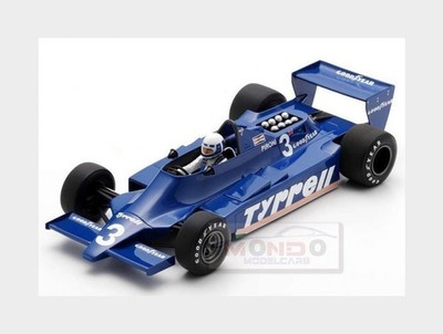 1:18 SPARK Tyrrell F1 009 Candy #3 Brazilian Gp 1979 Didier Pironi 18S742 Modell