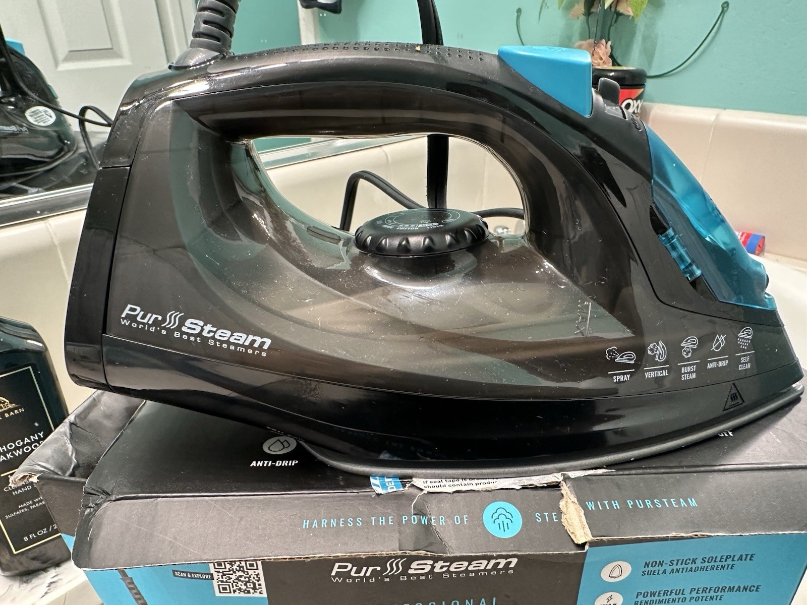 Psi-01 Black/blue Corded Non-stick Spray Mist