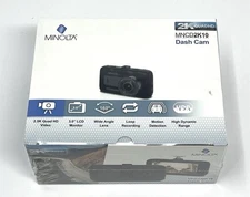 Minolta Dash Cam Quad HD New