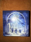 2025 Nativity Scene Colorized 1 oz Silver Bar Stained Glass W/ Box COA -UNOPENED