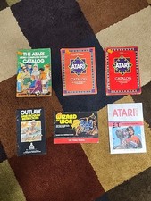 Vintage Atari Game CATALOG Manuals  Instruction Manuals Lot of 8