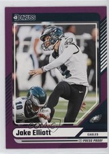 2024 Panini Donruss Purple Press Proof Jake Elliott #177 1eh5
