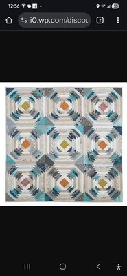 Facets And Fractures Quilt Kit By Robert Kaufman  72x72