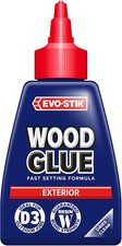 EVO-STIK Exterior Wood Glue - D3, Weatherproof, Extra Strong, Fast Setting, Sui