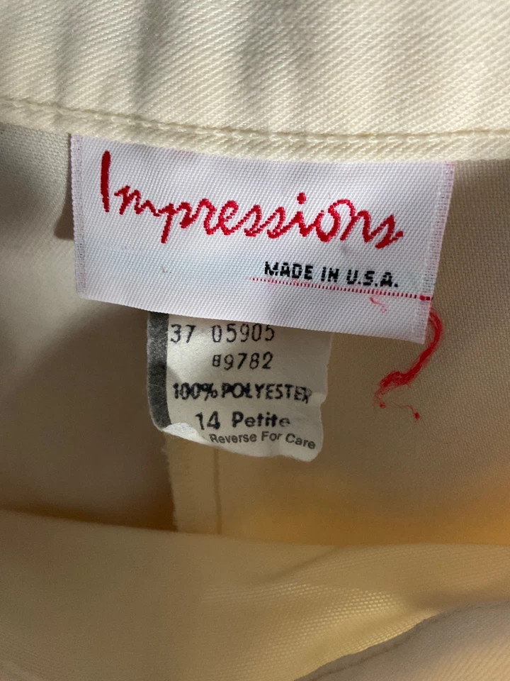 2 unidades, Newport News & Impressions Conjunto Pantalones de Vestir Mujer 16W y 14P Poliéster, Foto 3 de 3