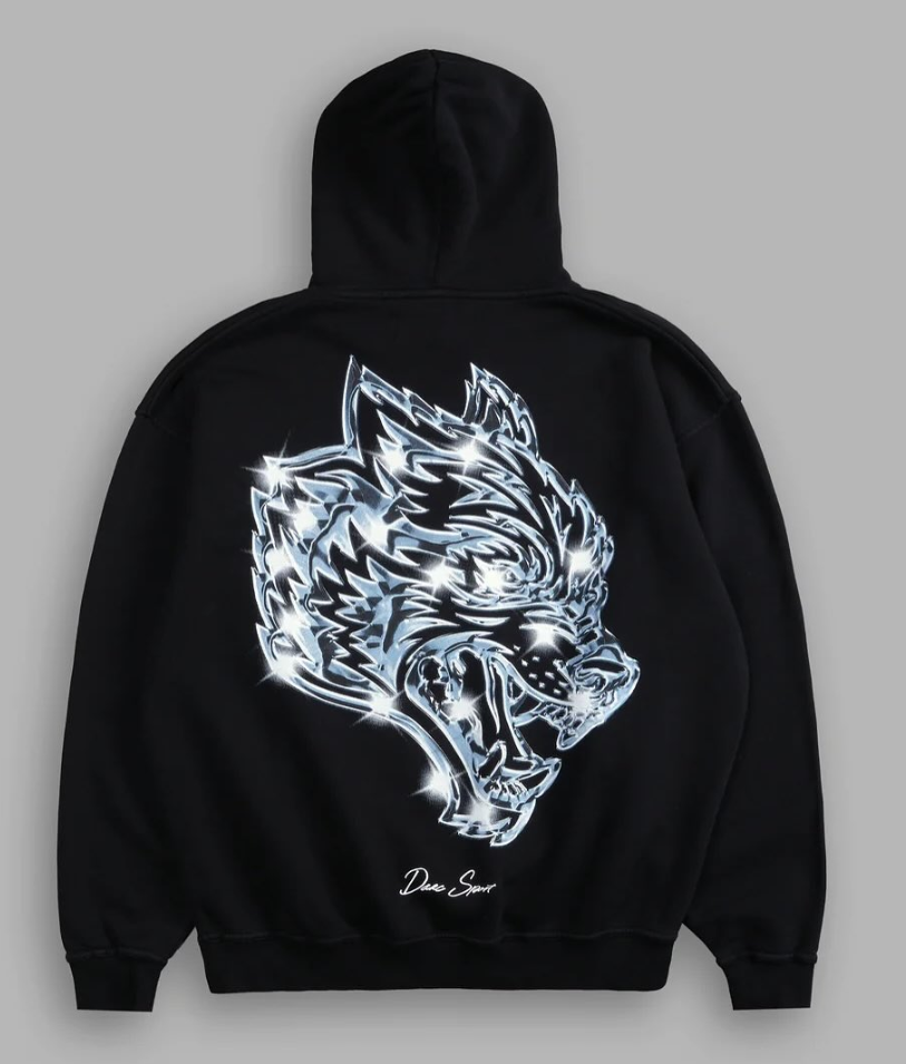 Darc Sport Wolves Soul of Iron Hoodie Bishop Medium Black LIMITED