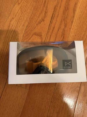 anon Insight Women's Ski Goggles Black Frame Amber Lens Snow Sports Eyewear