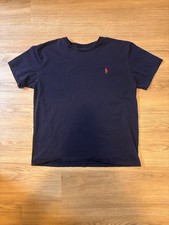 Polo Ralph Lauren Men's Short Sleeve T-Shirt Crew Neck Size M BLACK Cotton Logo