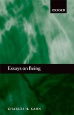 ESSAYS ON BEING PAPER by KAHN, Charles H