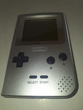 Nintendo Game Boy Pocket Silver Handheld System (MGB-001) Tested Works 