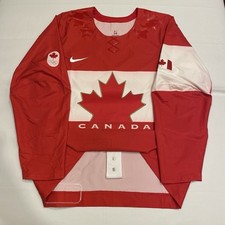 Nike Swift Authentic Team Canada 2014 Sochi Winter Olympics Hockey Jersey Red 58