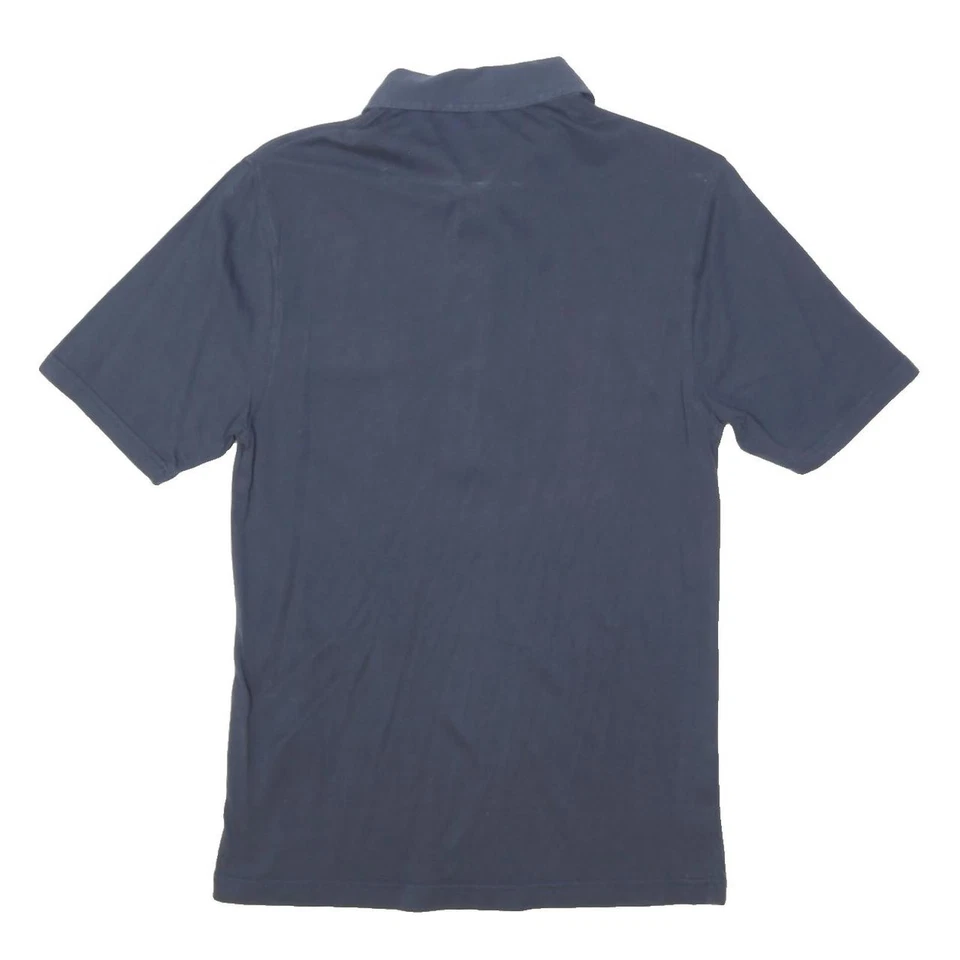 ORIGINAL PENGUIN Polo Homme Bleu Marine Manches Courtes Coton Mélangé Uni - Photo 3/4