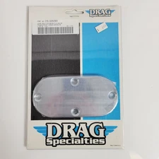 Drag Chrome Oval Primary Chain Inspection Cover Plate for Harley Big Twin 65-06