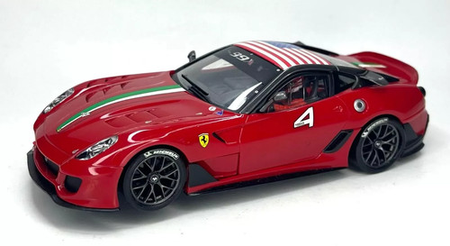Carrera 30608 Ferrari 599XX Ferrari Racing Days No. 4 USA Flag Slot Car 1:32 - Picture 16 of 16