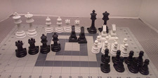 Story Time Chess Black  & White 16 Pieces Each Kids Chess Replacement Set