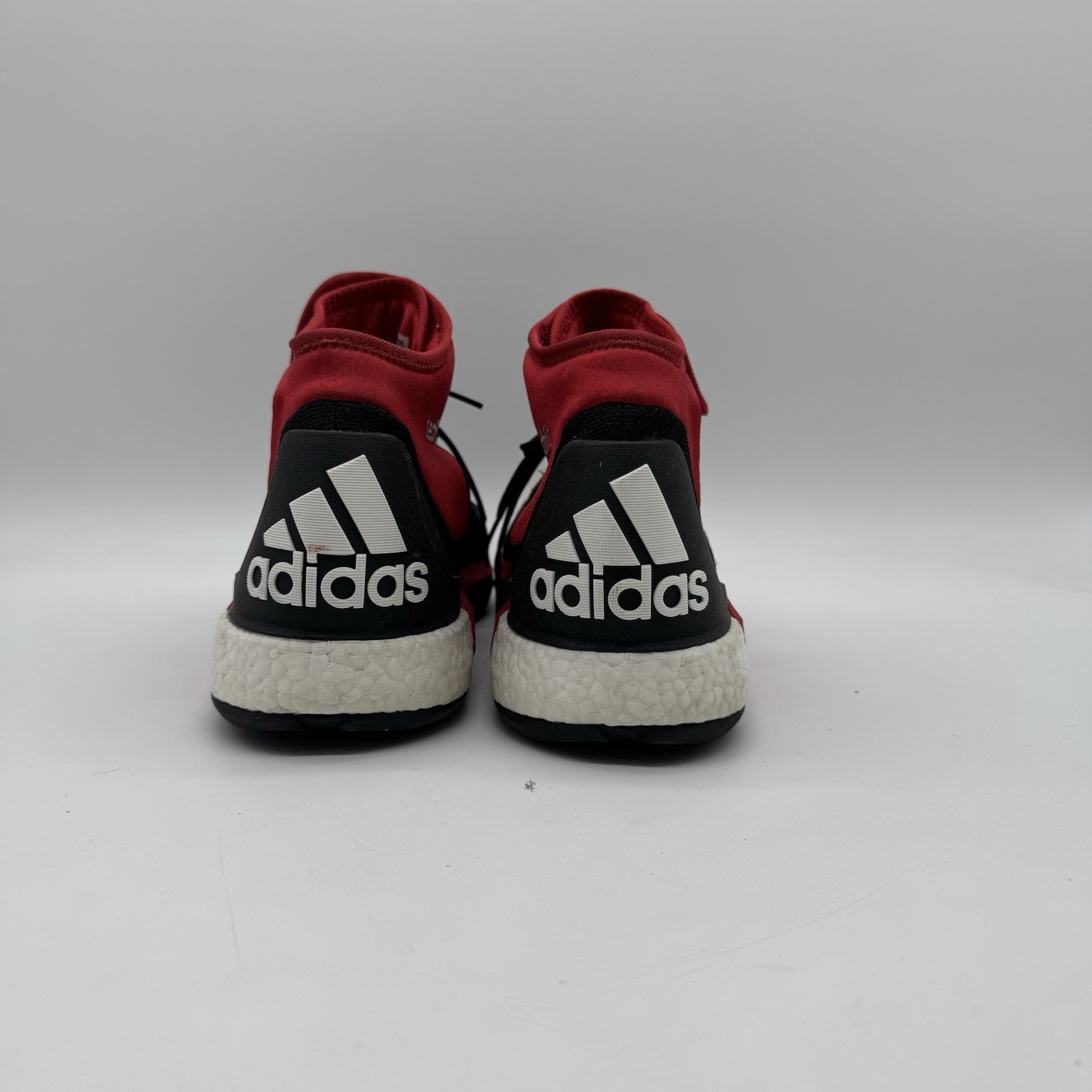 Adidas Crazylight Boost Techfit Basketball Shoes – Black Red – Size 17 US – Used