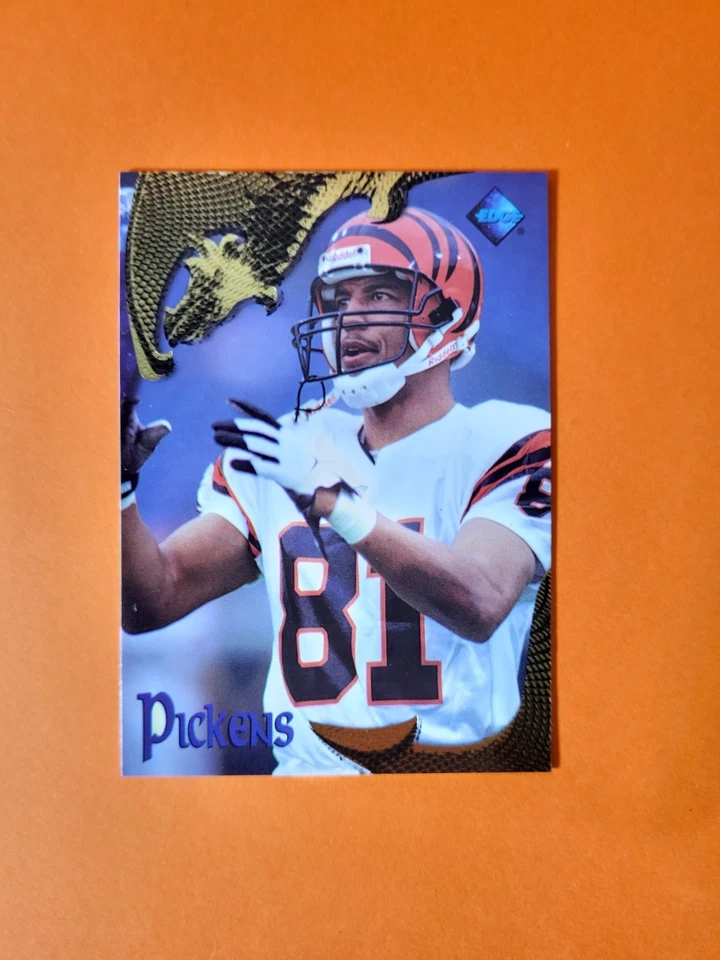 1997 Collector's Edge Excalibur Football Carl Pickens #32 Cincinnati Bengals  - Image 2 of 3