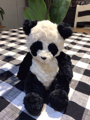 Vintage Russ Berrie  Ping  Panda Bear Plush Soft Toy Stuffed Animal