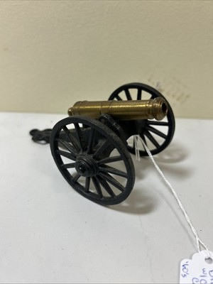 Michael Falk Co. MF CO C 1/2 Brass & Cast Iron Miniature Cannon 5.5  Length