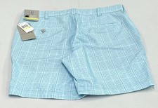 PGA Tour Mens Regular Fit Golf Shorts, Cyan B...