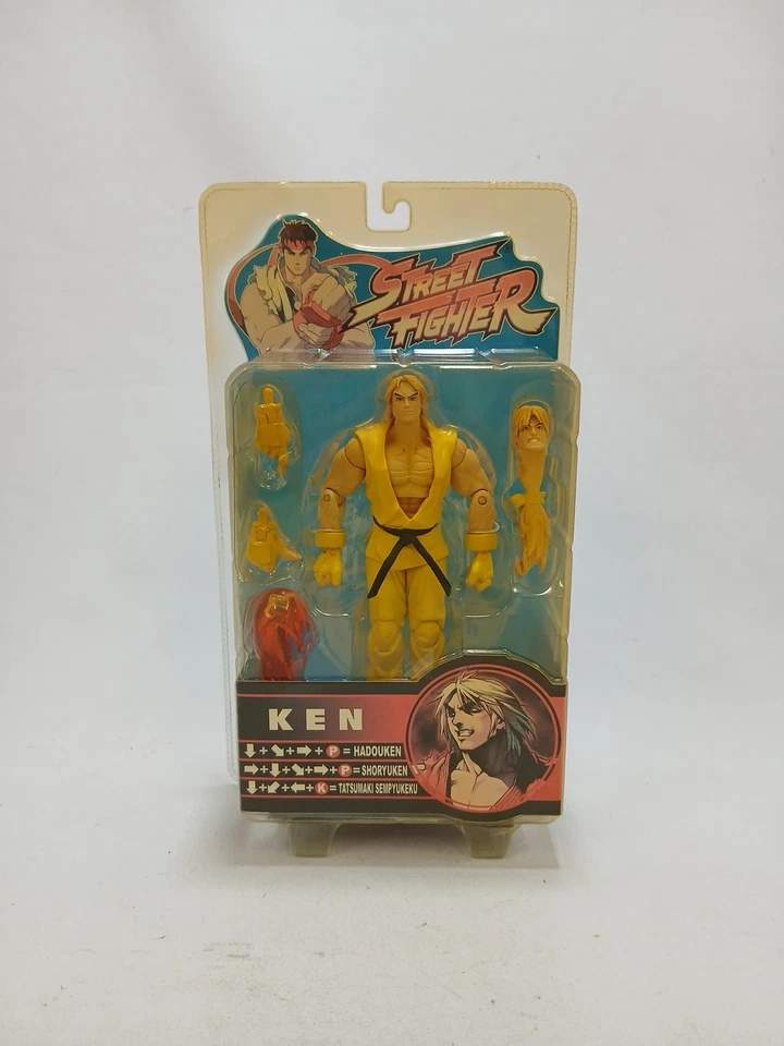 SOTA Toys Figura De Acción CAPCOM 2005 Street Fighter 15º Ken Amarillo - Imagen 2 de 4