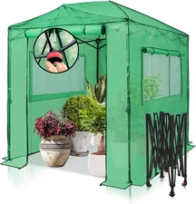 Instant Pop-Up Greenhouse, Indoor Outdoor Plant Gardening Green House, Roll-Up Z