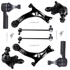 Front Lower Control Arm Ball Joint Tie Rod Suspension For Toyota Matrix 2003-08