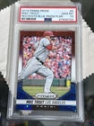 2014 Panini Prizm - Mike Trout #3 Red White & Blue Pulsar Prizm