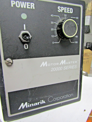  MINARIK ELECTRONICS SPEED DRIVE CONTROL MM23401C 115/230V ARMATURE 0-180V 10A