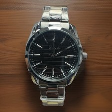 Invicta Celestial Hollis Watch men 42 Silver Stainless Steel Quartz Black Bezel